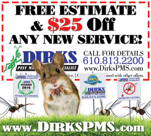 Free Estimate and $25 off any new service.